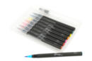 8 Watercolor Markers + 1 Reserve Brush - Fancy Markers 57490 - 10doigts.fr
