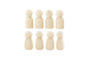 Set de 8 figuritas de madera - Juegos y Juguetes de Madera 59424 - 10doigts.fr