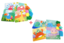 PROMO : Cuadros gomets animales marinos + terrestres - 8 unidads - Novedades 2026 58813 - 10doigts.fr