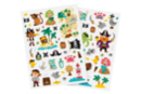 Set de 86 gommettes piratas (2 planchas) - Gomets historias y decoraciones - 10doigts.fr