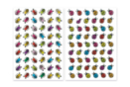 Pegatinas 3D brillantes "mariquitas" + "abejas" - 108 pegatinas - Gometas en relieve 3D para niños, manualidades y ocio creativo 56819 - 10doigts.fr