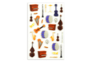 3D Epoxy Stickers - Music - Story Stickers and Decorations 51105 - 10doigts.fr