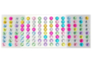 Stick-on rhinestones, Ø 1 cm - 120 pcs - Sticker rhinestones - 10doigts.fr