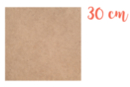 Square MDF support 30 x 30 cm (Thickness: 5 mm) - Mosaic Supports 11326 - 10doigts.fr