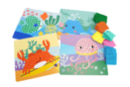 Cuadros gomets animales marinos - 4 unidads - Novedades 2026 58812 - 10doigts.fr