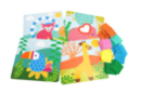 Cuadros gomets animales - 4 unidads - Kits creativos gomets 58810 - 10doigts.fr