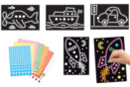 "Transport" Paintings - Set of 4 Paintings - Card Making Kits 18702 - 10doigts.fr