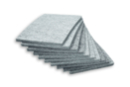 Tapete de alfileres de fieltro 18 x 12.5 cm - 10 unidads - Hojas de fieltro - 10doigts.fr
