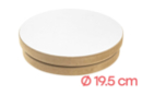 Torre de alfarero de madera Ø 19.5 cm - esp: 5 cm - Herramientas de Modelado 55184 - 10doigts.fr