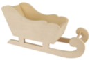 Trineo de madera natural - Decoraciones de Navidad de madera - 10doigts.fr