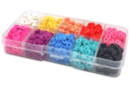Cajón de cuentas heishi, 10 colores vivos - 1500 pcs - Abalorios Heishi y conchas 51622 - 10doigts.fr