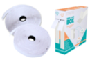 White adhesive Velcro strip - 2 cm x 10 m - Velcro, hook and loop 40622 - 10doigts.fr