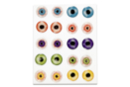 3D Monster Eyes - 20 Stickers - Googly Eyes - 10doigts.fr