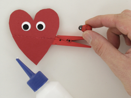 Heart Clothespin