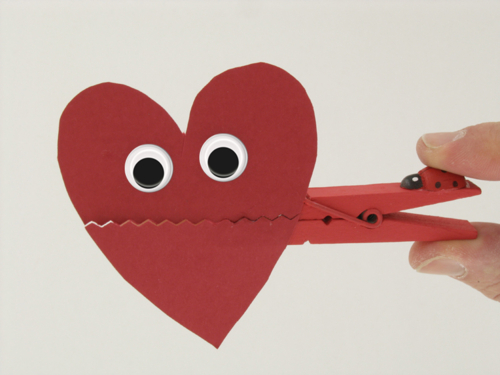 Heart Clothespin