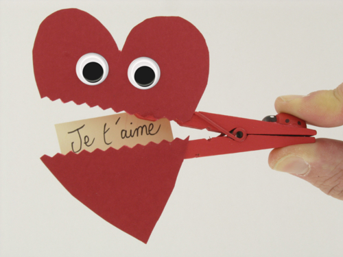 Heart Clothespin