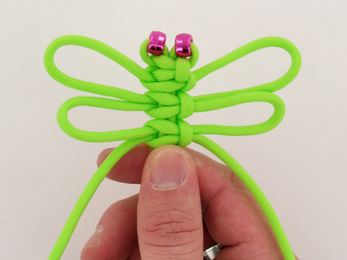 Dragonfly Keychain in Paracord