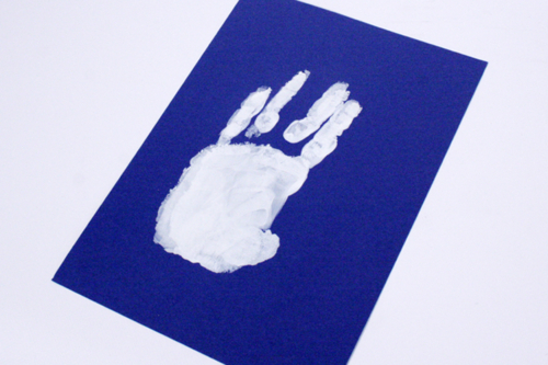 Easter Handprint Bunny