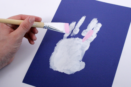 Easter Handprint Bunny