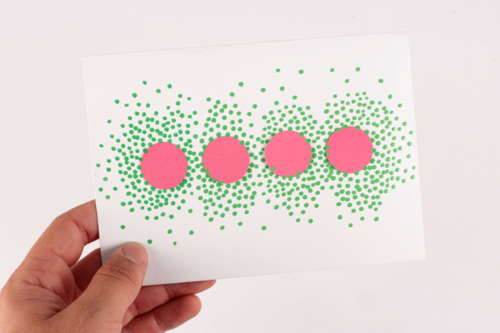 DAD confetti card