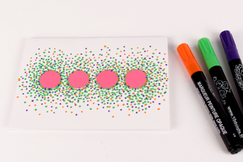 DAD confetti card