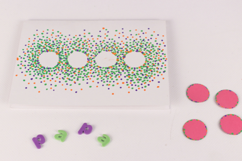 DAD confetti card