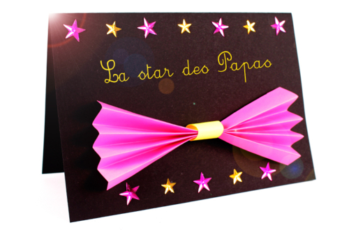 Tarjeta lazo de mariposa