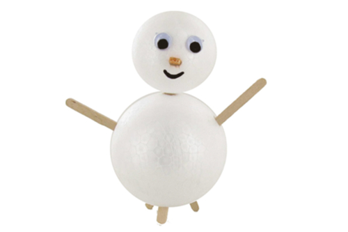 Styrofoam Snowman