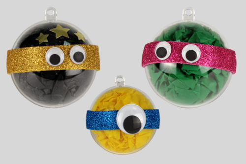 Christmas Baubles - Funny Characters