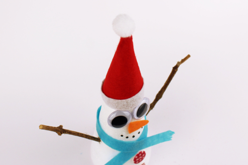 Cono de muñeco de nieve