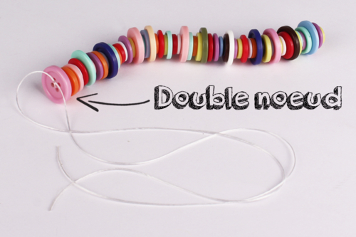 Make a Caterpillar with Buttons