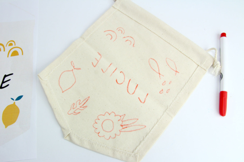 2- Draw on the reverse side too - 