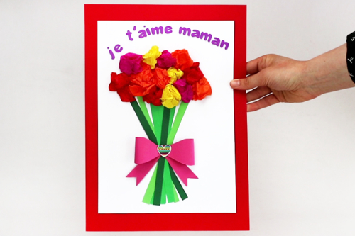 Tarjeta ramo de flores