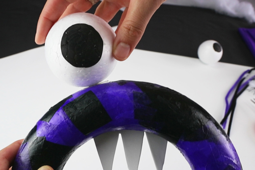 Halloween Monster Wreath