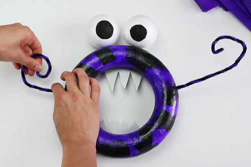 Halloween Monster Wreath