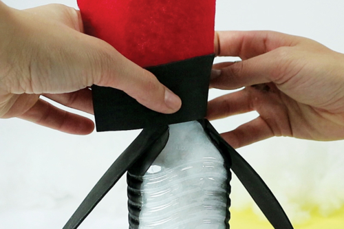 Fabricar un pingüino con una botella de agua