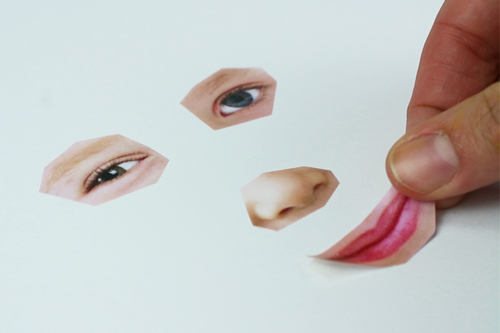 Funny Portraits with the Blown Ink Technique