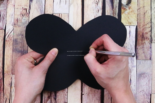 Butterfly Puppet with a Wooden Spoon