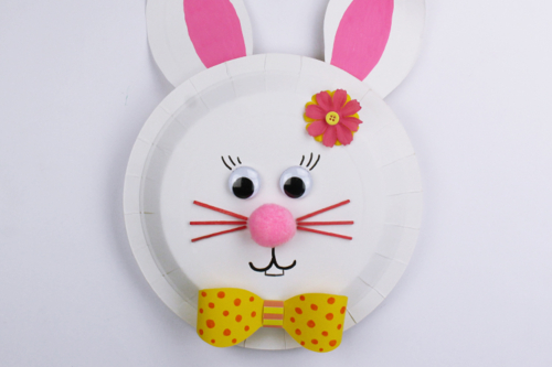 Cesta de conejo de Pascua