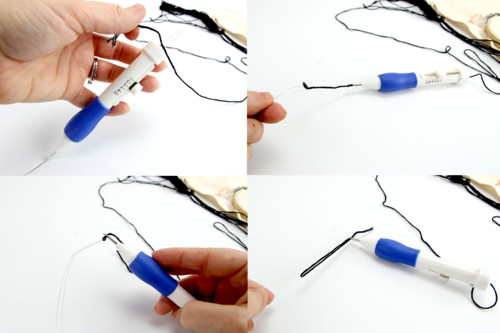 4- Load the Thread into the Punch Needle - 