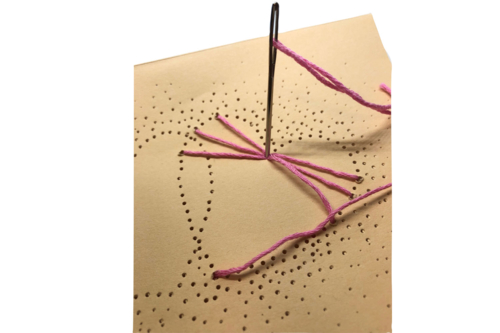 Bordar la tarjeta - 