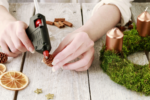 Gluing Decorative Elements - 