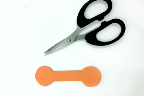 Cutting the template - 