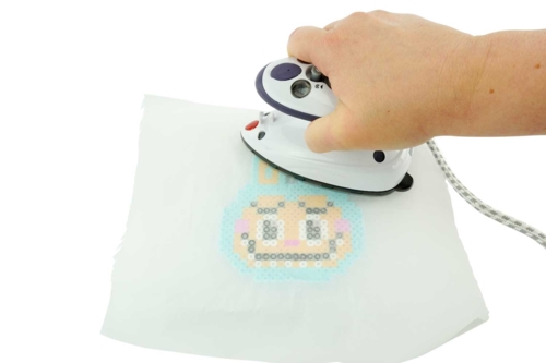 Step 5: Attach the beads with an iron - 