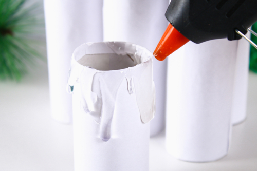 Create the wax effect - 