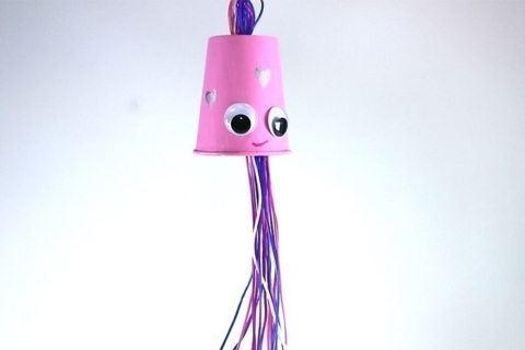 Make an Octopus Mobile with a Cup