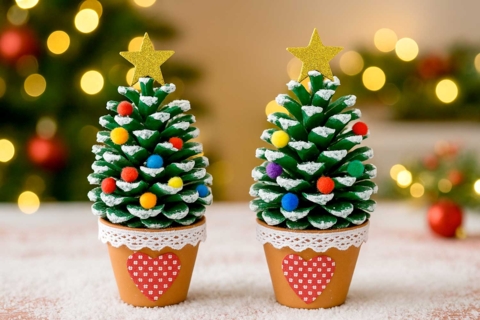 Christmas Tree with a Pine Cone