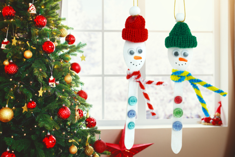Snowman with a Spoon