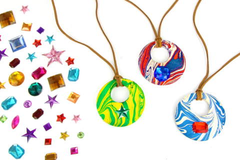 Collar marbling para el día de las madres