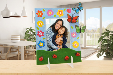 Flower and Butterfly Frame